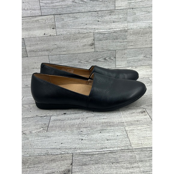 Dansko Fawna Black Leather Loafers Slip On Shoes Womens Size 37 EU 6.5-7 US - Picture 10 of 14